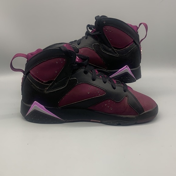 Air Jordan 7 Retro Mulberry (GS) Size 5.5 (7 Women) Purple Basketball Shoes - Picture 2 of 8